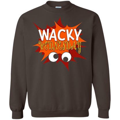 Wacky Wednesday Googly Eyes Silly T-shirt Dark Chocolate