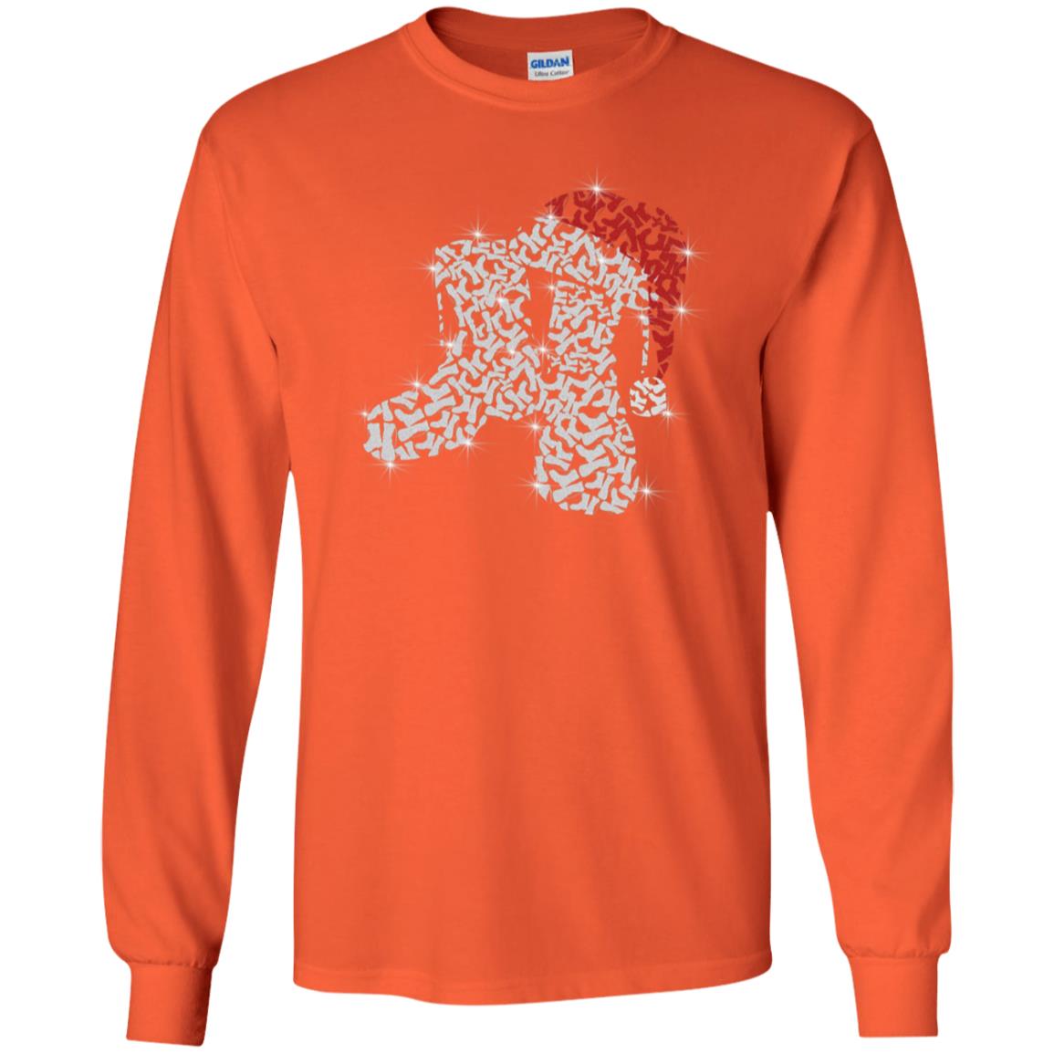 Veteran Boot With Santa Hat Merry Christmas Gift Shirt For Mens Womens Orange