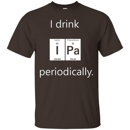 Chemistry T-shirt Drink Ipa Periodically Dark Chocolate