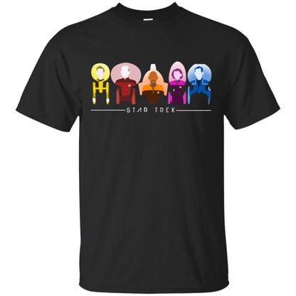 Star Trek Starfleet Captains Shirt Black