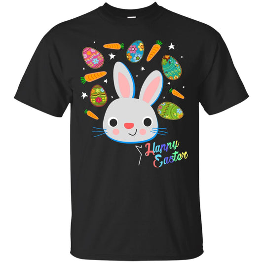 Happy Easter Bunny And Carrot Shirt Black