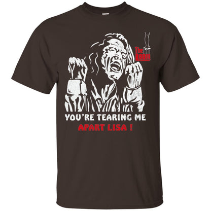 The Room T-shirt You Are Tearing Me Apart Lisa Dark Chocolate