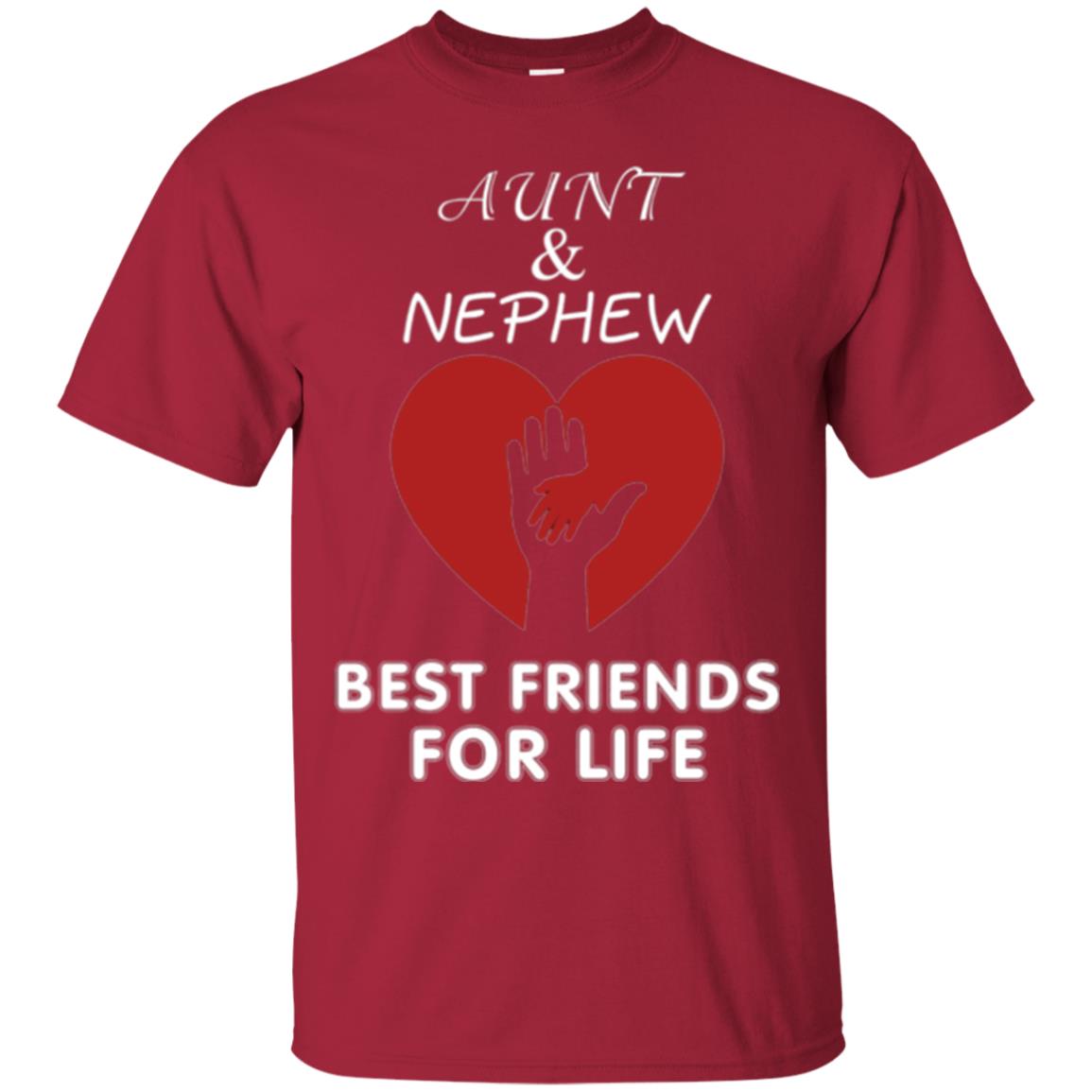 Family T-shirt Aunt And Nephew Best Friends For Life Cardinal
