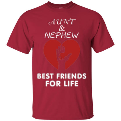 Family T-shirt Aunt And Nephew Best Friends For Life Cardinal