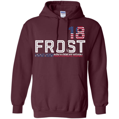 Frost 2018 T-shirt Make Nebraska Great Again Maroon