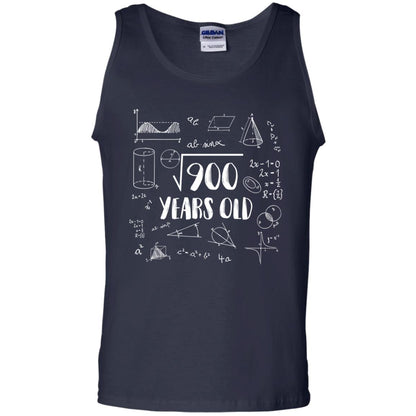 Square Root Of 900 30th Birthday 30 Years Old Math T-shirt Navy