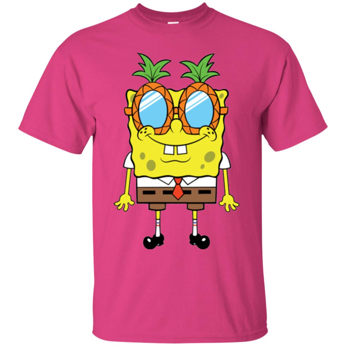 Nickelodeon Spongebob Squarepants Pineapple Glasses T-shirt Heliconia