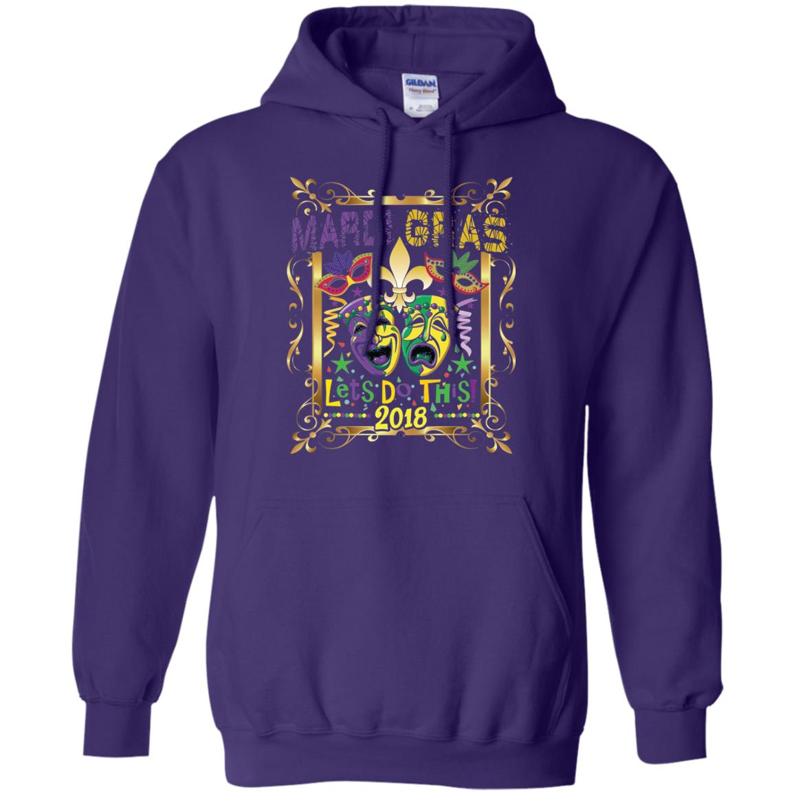 Fleur Symbol New Orleans Parade Mardi Gras T-shirt Purple
