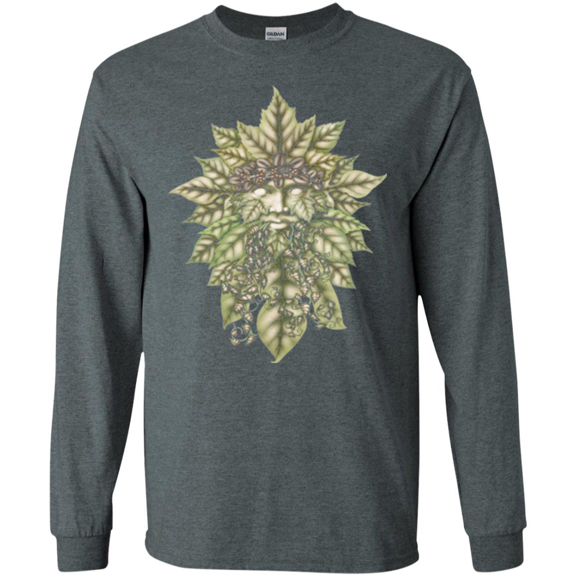 Greenman Green Man Festival T-shirt Dark Heather