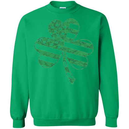 Irish American Flag Shamrock St. Patrick's Day T-shirt Irish Green