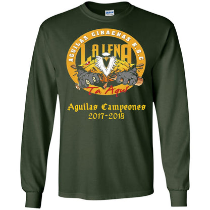 Baseball Lover T-shirt Aguilas Cibaenas Campeones 2017-2018 Forest Green