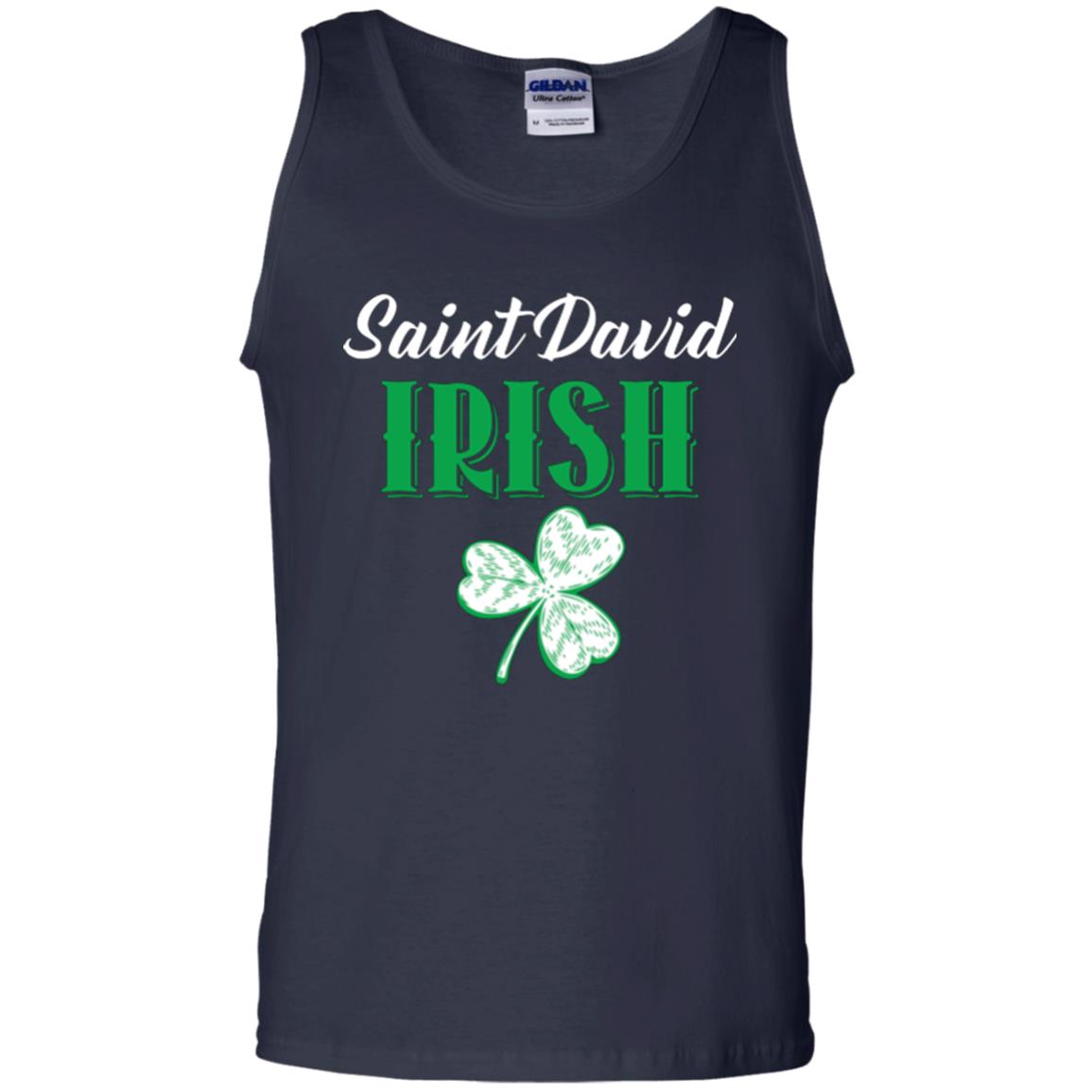 Saint Patrick's Day T-shirt Saint David Irish Navy