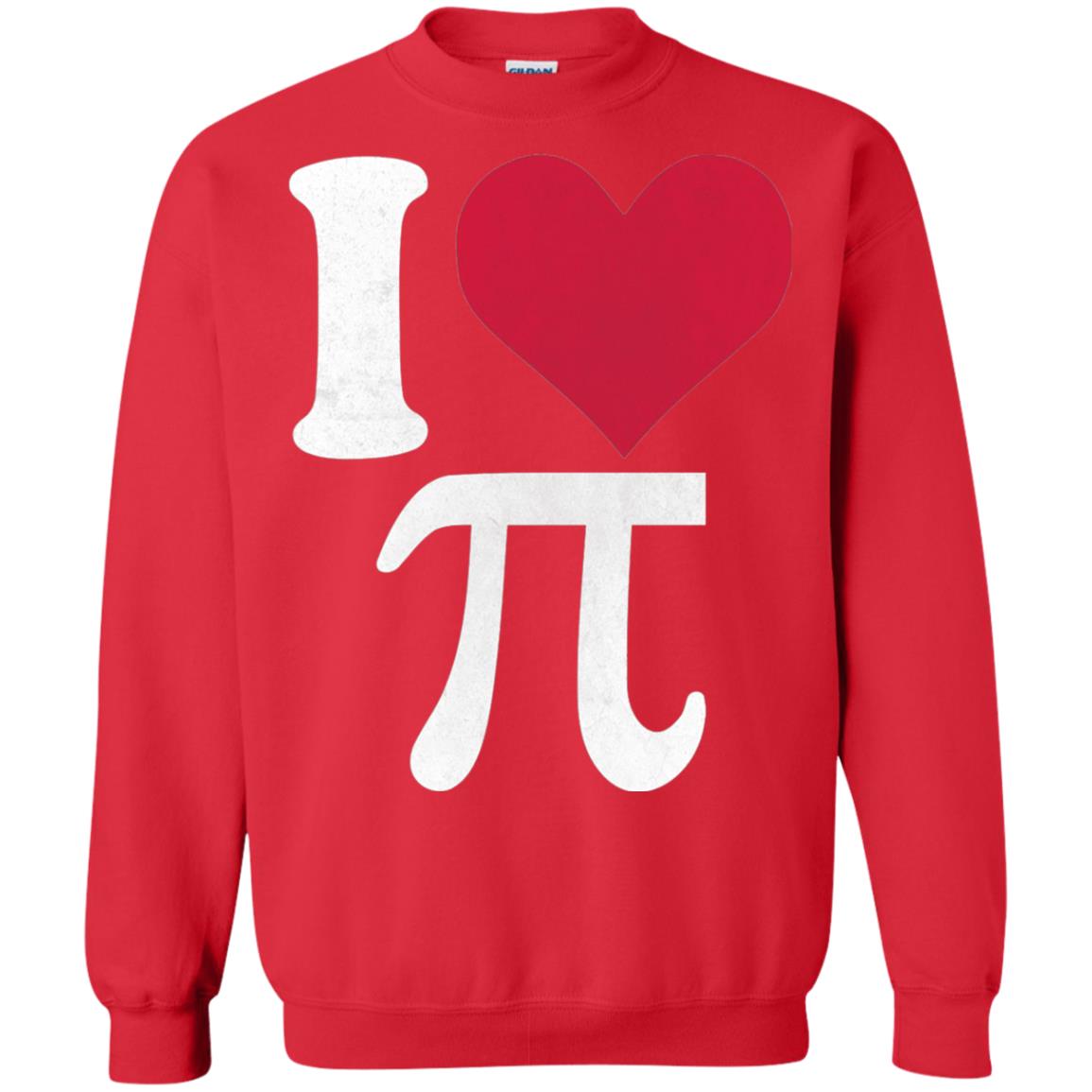 I Love Pi Vintage Retro Pi Day T-shirt Red
