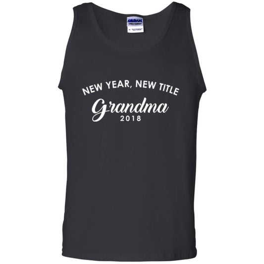 Nana T-shirt New Years New Title Grandma Pregnancy Announcement 2018 Black