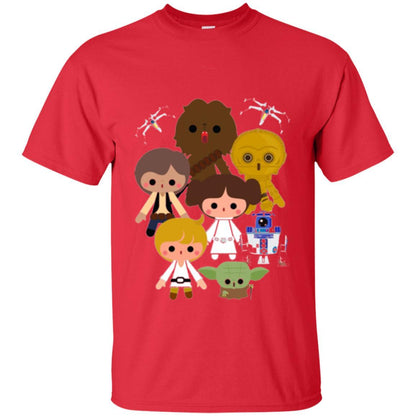 Film T-shirt Cute Kawaii Style Heroes Graphic Red