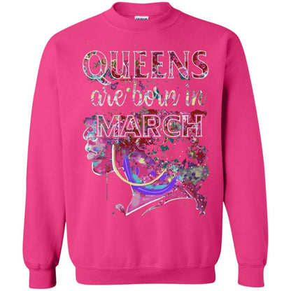 Birthday T-shirt Queens Are Born In March Heliconia