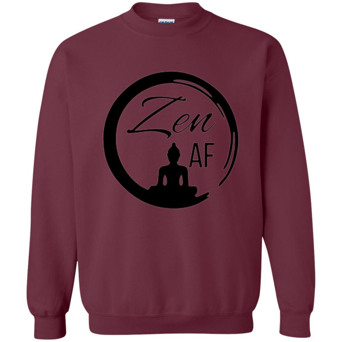 Zen Af Yoga Graphic T-shirt Maroon