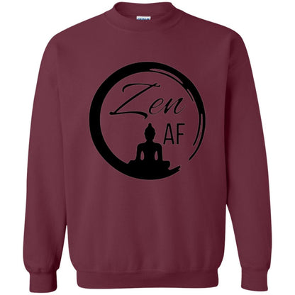 Zen Af Yoga Graphic T-shirt Maroon
