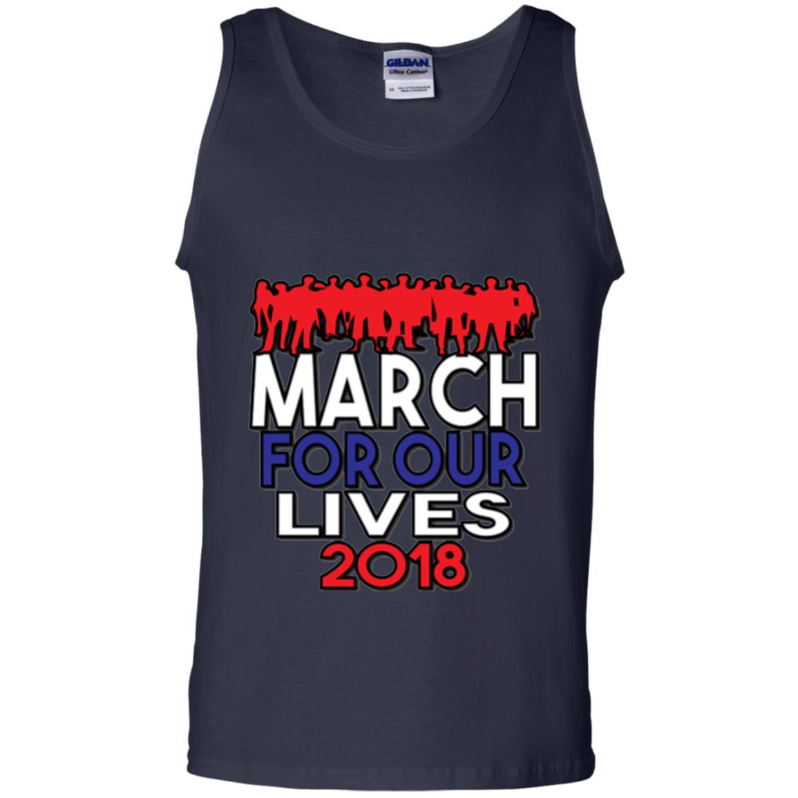 March For Our Lives 2018 Anti Gun T-shirt Navy