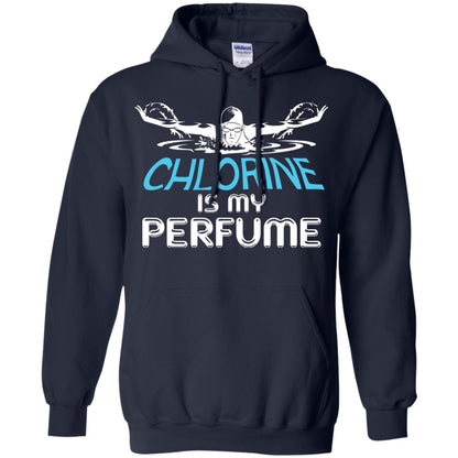 Swimmer T-shirt Chlorine Is My Perfume Navy