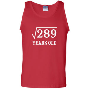 Brithday T-shirt Square Root Of 289