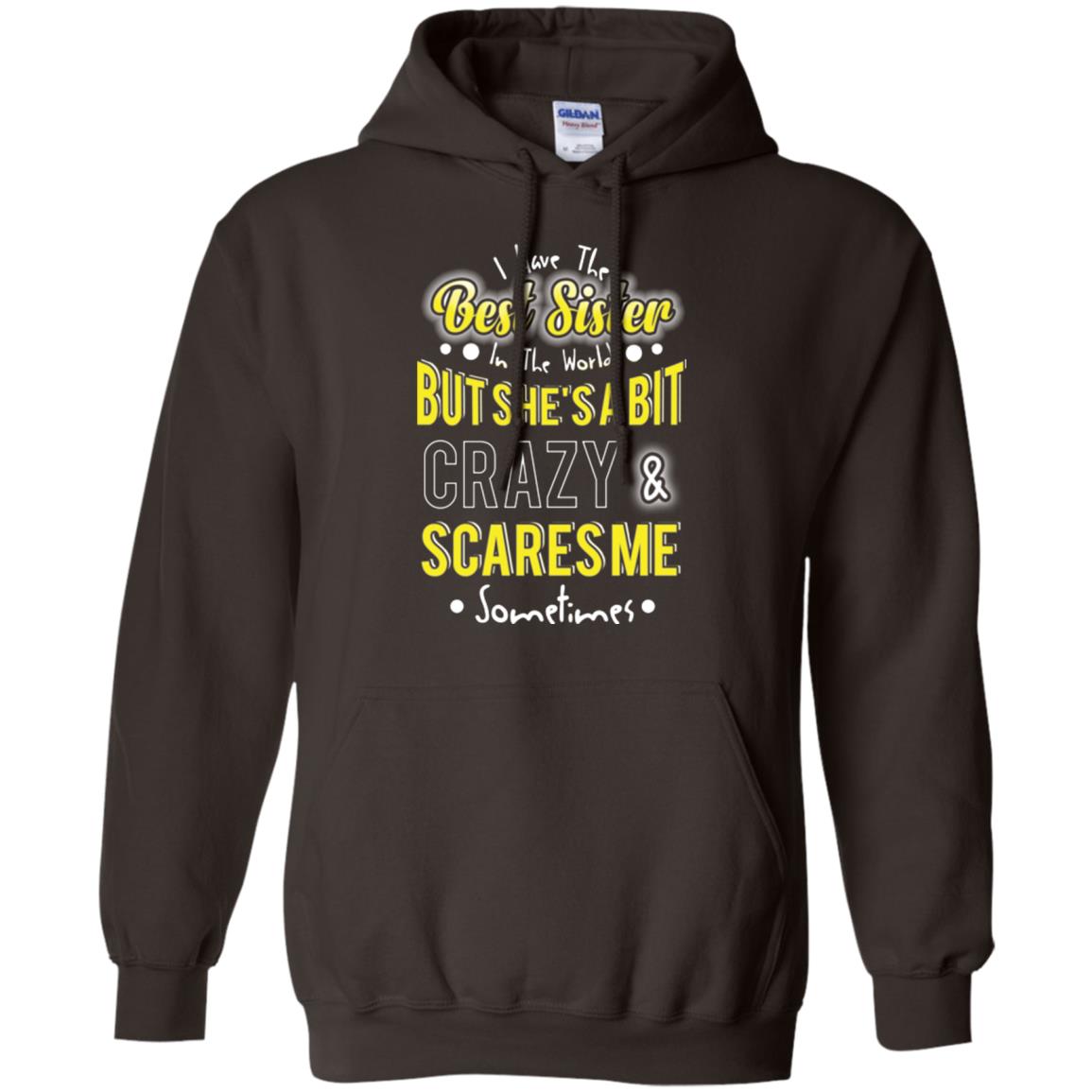 Family T-shirt I Have The Best Sister In The World Dark Chocolate