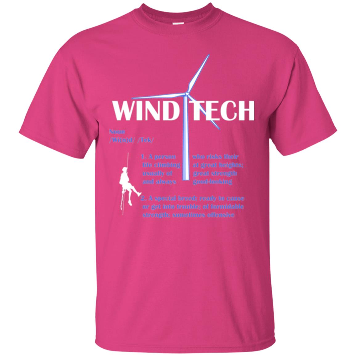 Wind Tech Definition T-shirt Heliconia