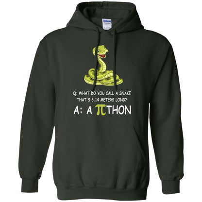 What Do You Call A Snake That's 3.14 Meters Long Shirt Forest Green