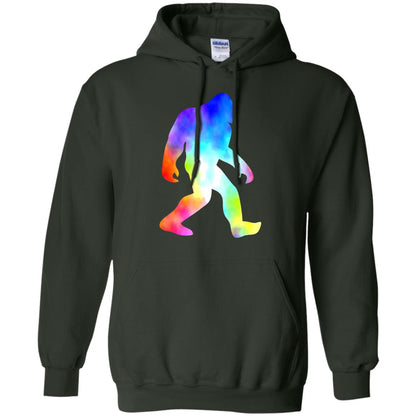 Bigfoot Sasquatch Neon T-shirt Forest Green