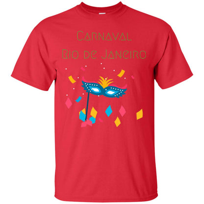 Mardi Gras T-shirt Rio Carnival Carnaval Rio De Janeiro Brazil Red