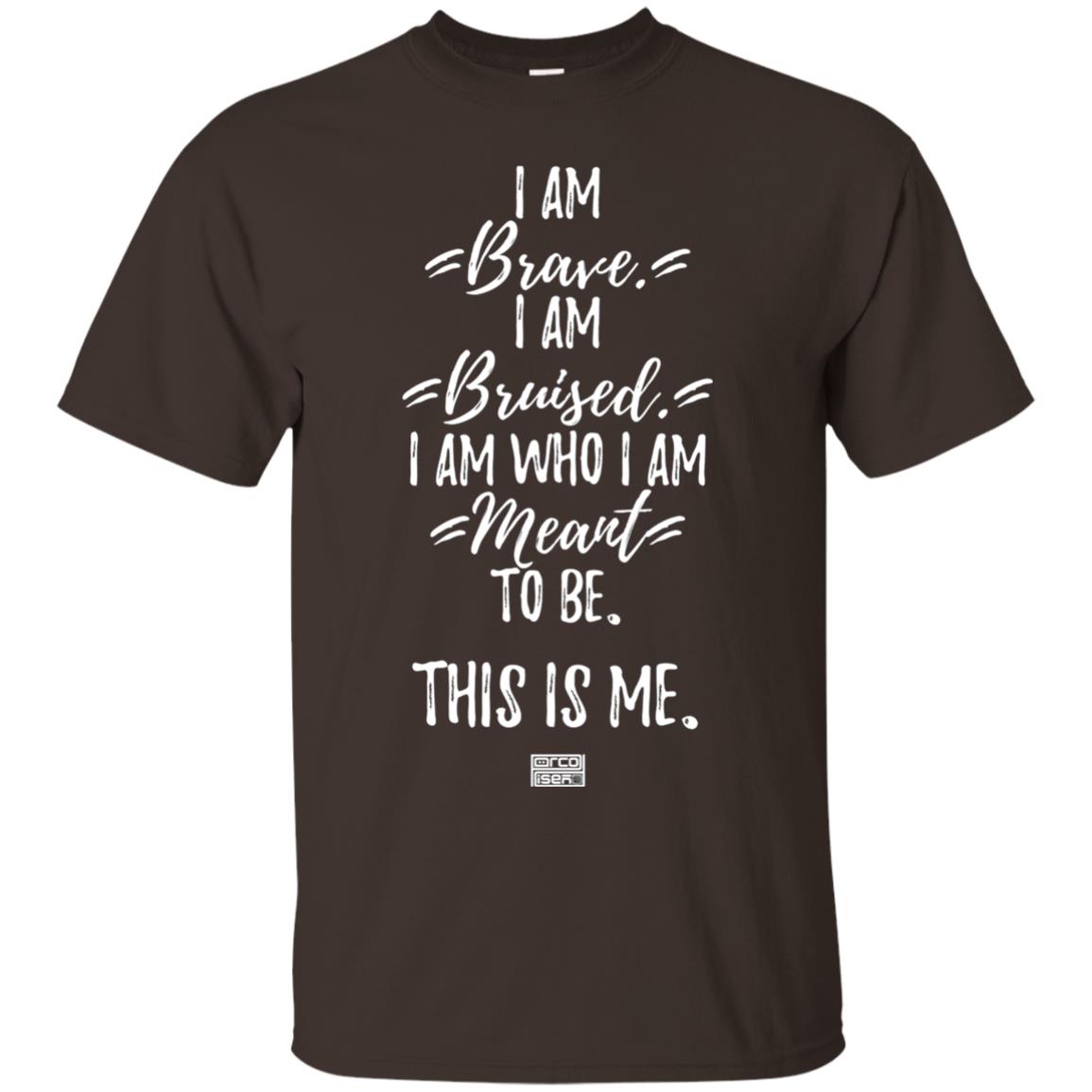 Brave This Is Me Proud Musical Theatre Performer T-shirt Dark Chocolate
