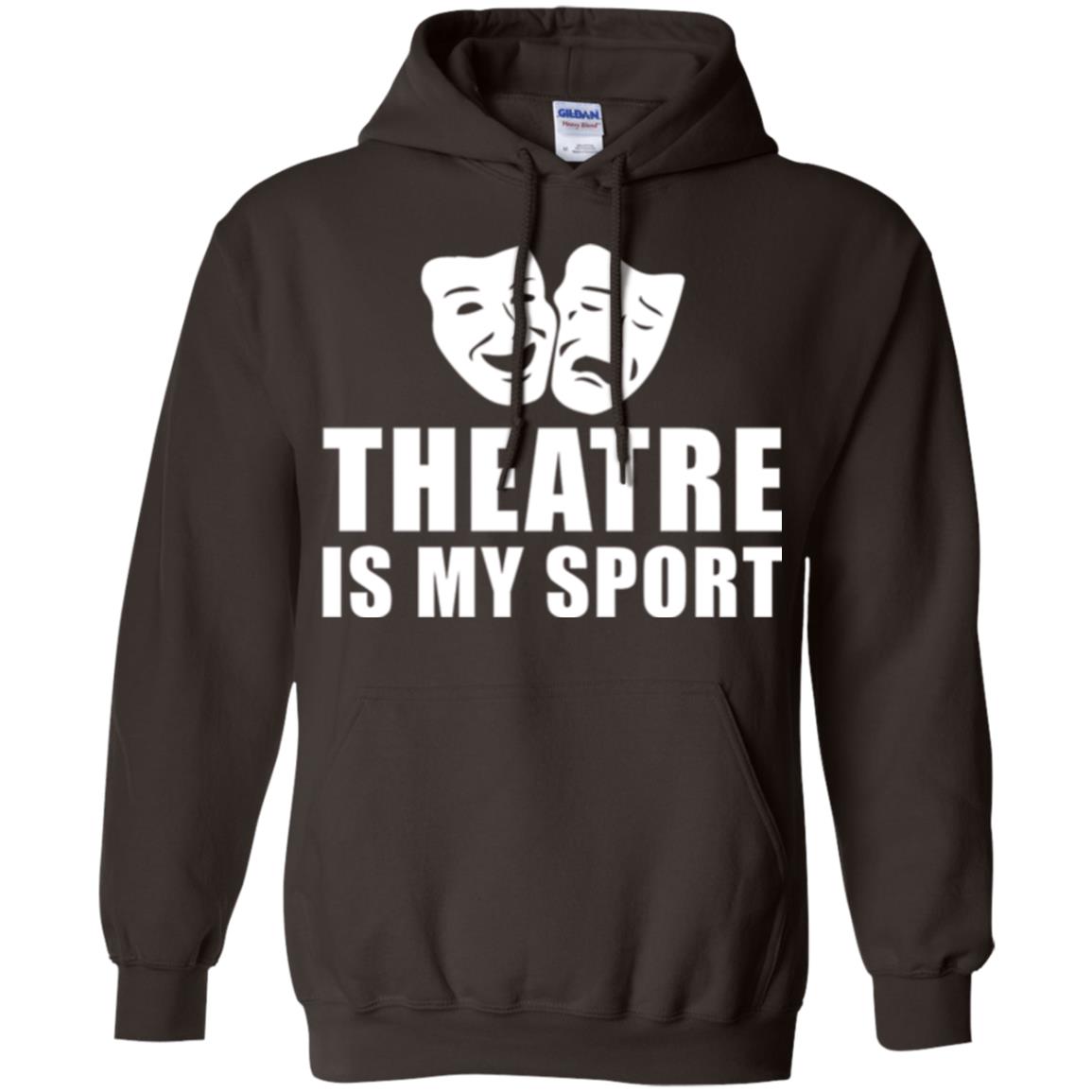 Actor T-shirt Theatre Is My Sport Dark Chocolate
