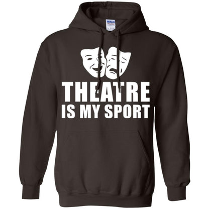 Actor T-shirt Theatre Is My Sport Dark Chocolate