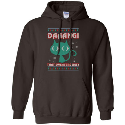 Cat Lovers T-shirt Daaang! That Sweaters Ugly Dark Chocolate