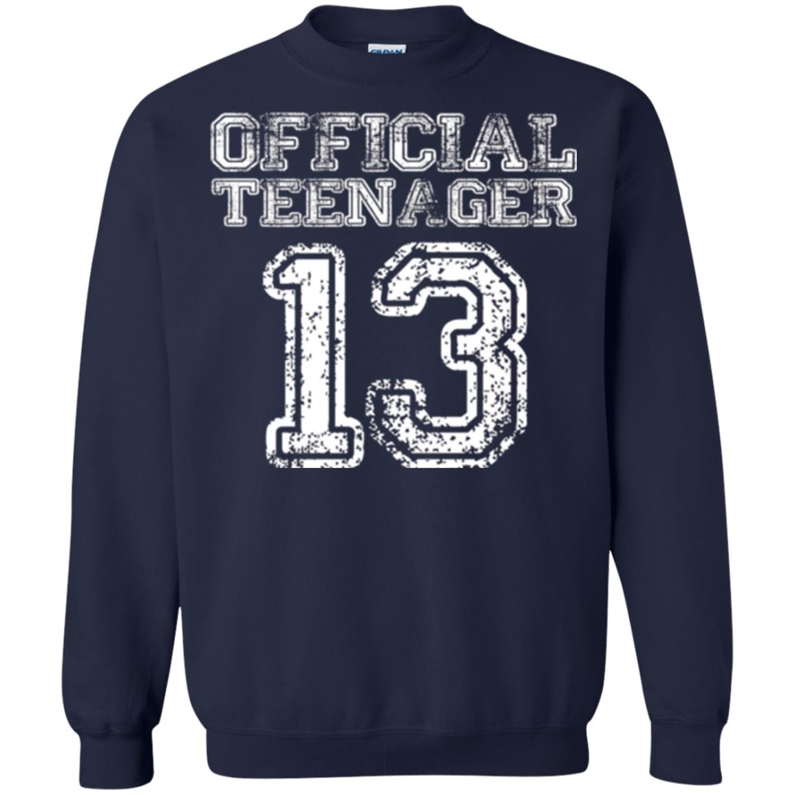 Brithday T-shirt Official Teenager T-shirt Navy