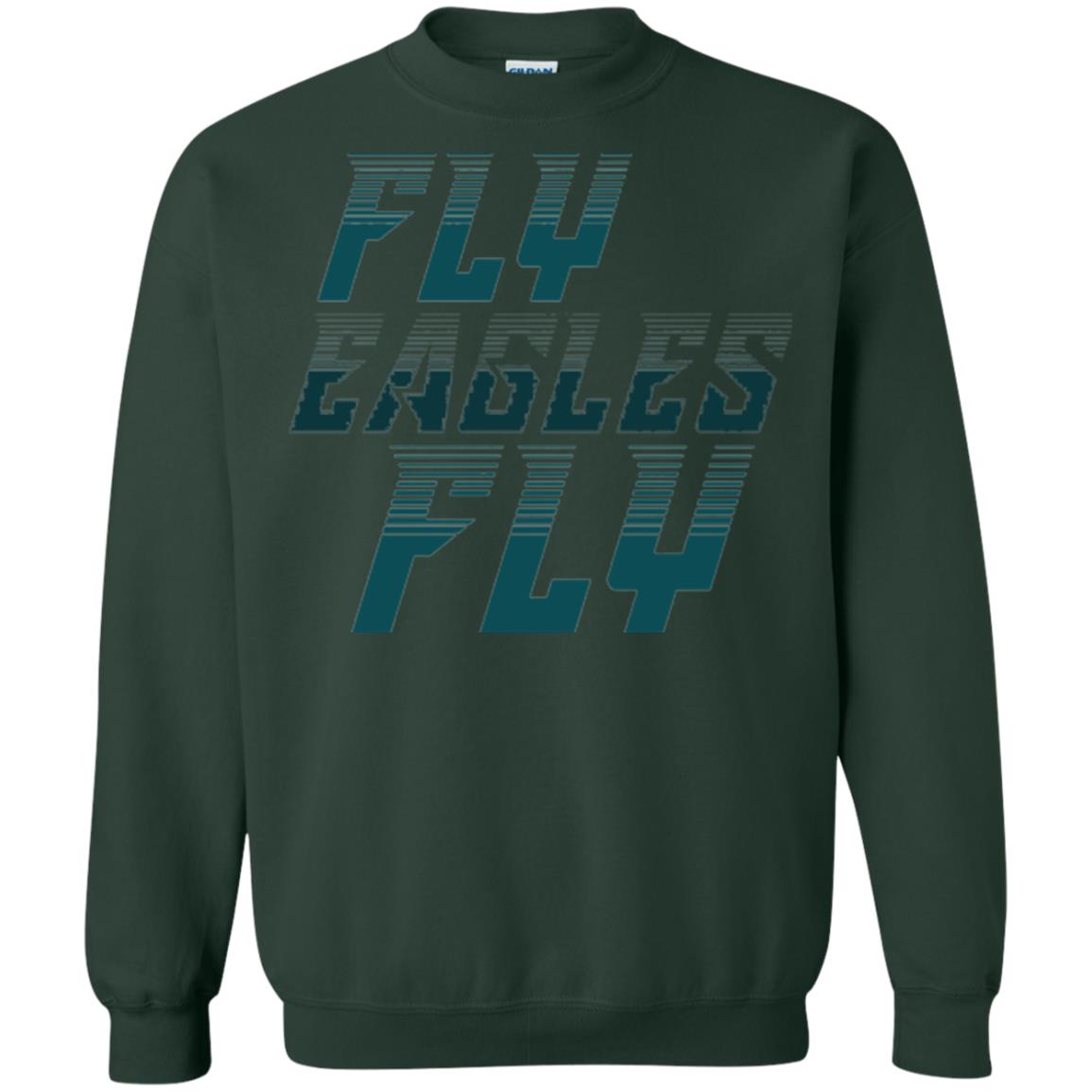 Football Lover T-shirt Fly Eagles Fly Forest Green