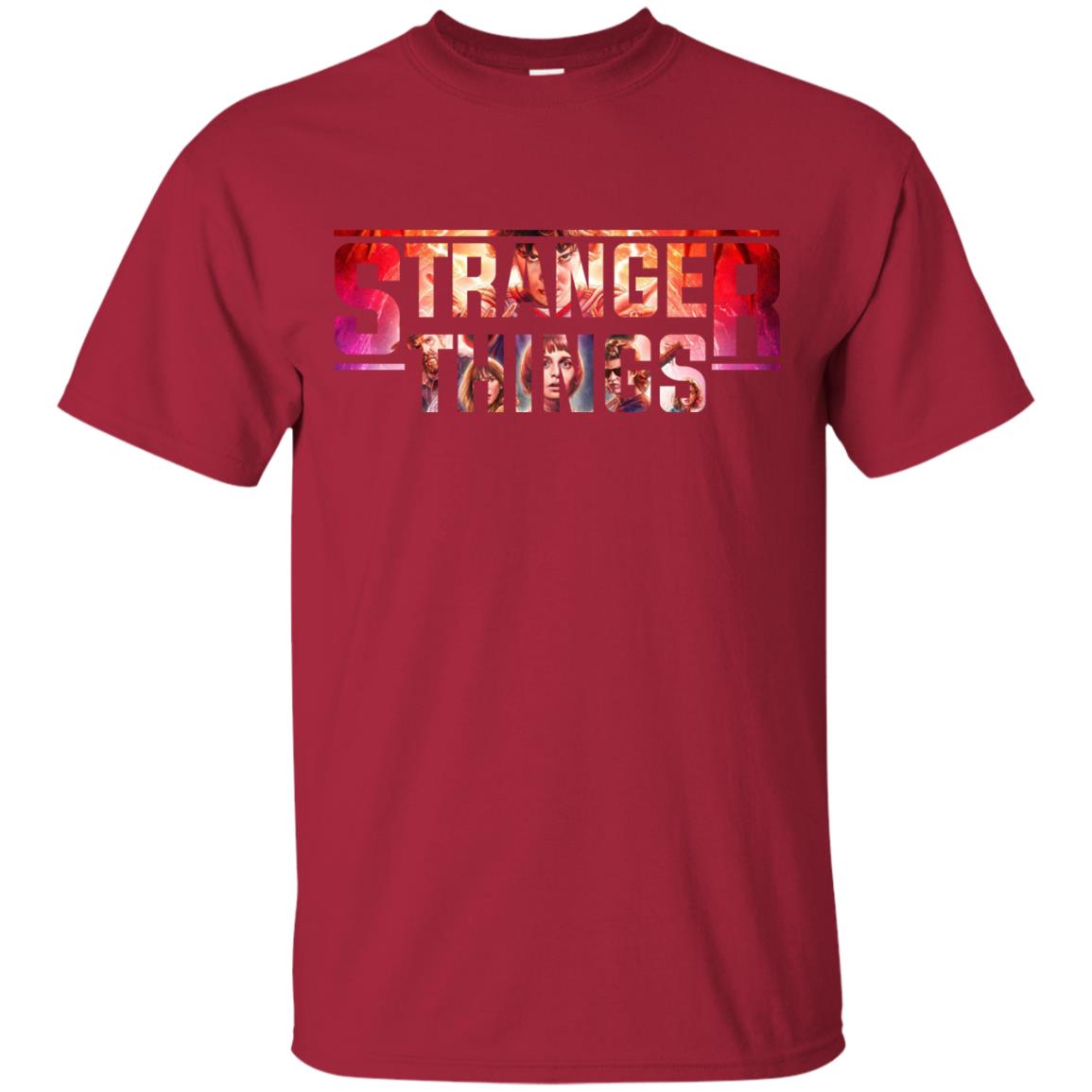 Stranger Things Shirt Cardinal