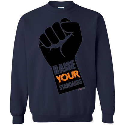 Raise Your Standards Motivatitonal Fitnoquit T-shirt Navy