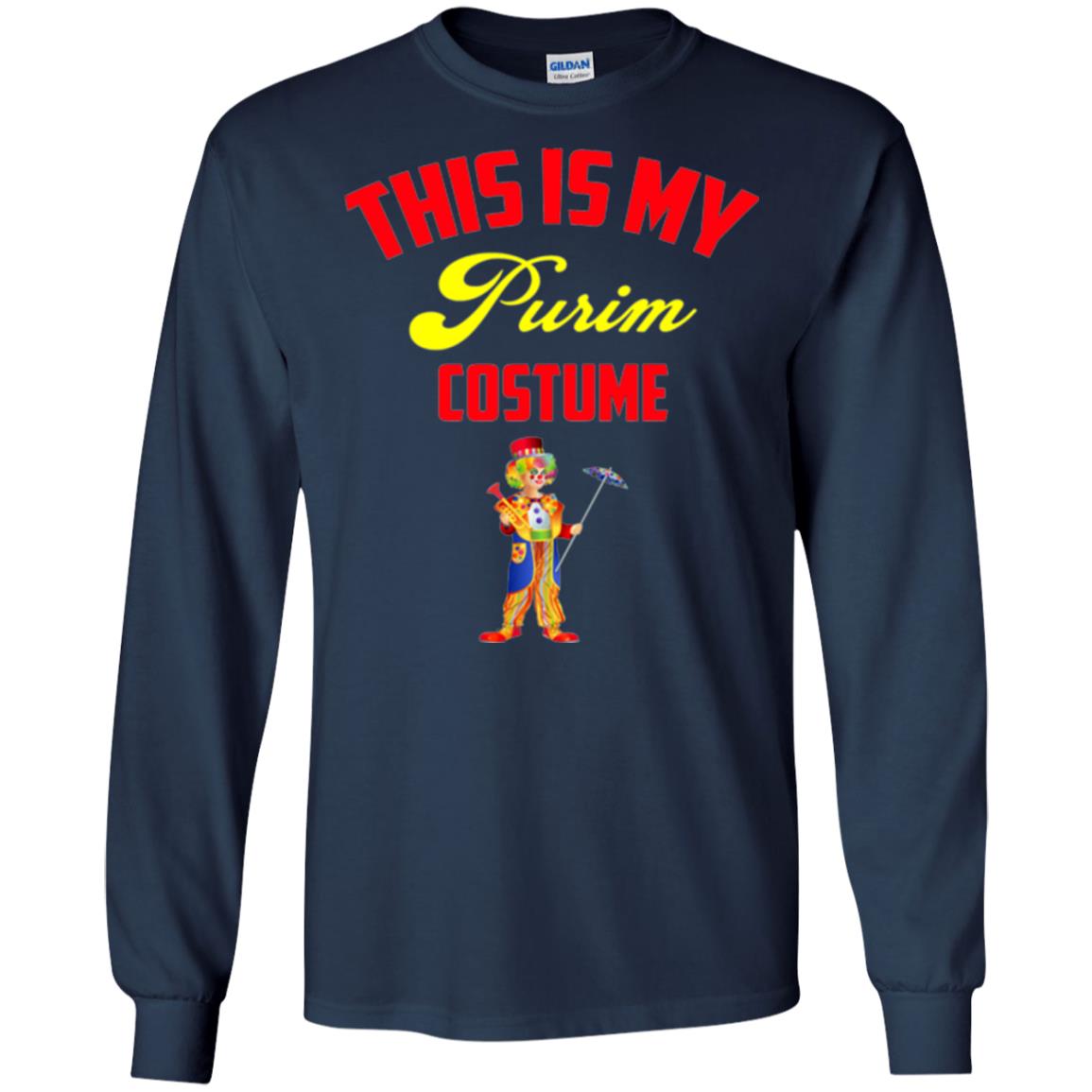 This Is My Purim Costume Purim Day T-shirt Navy