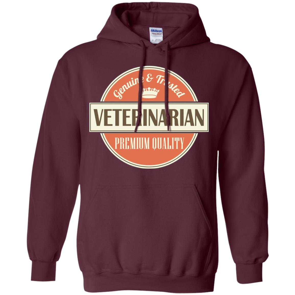 Veterinarian T-shirt Genuine And Trusted Permium Quality Maroon