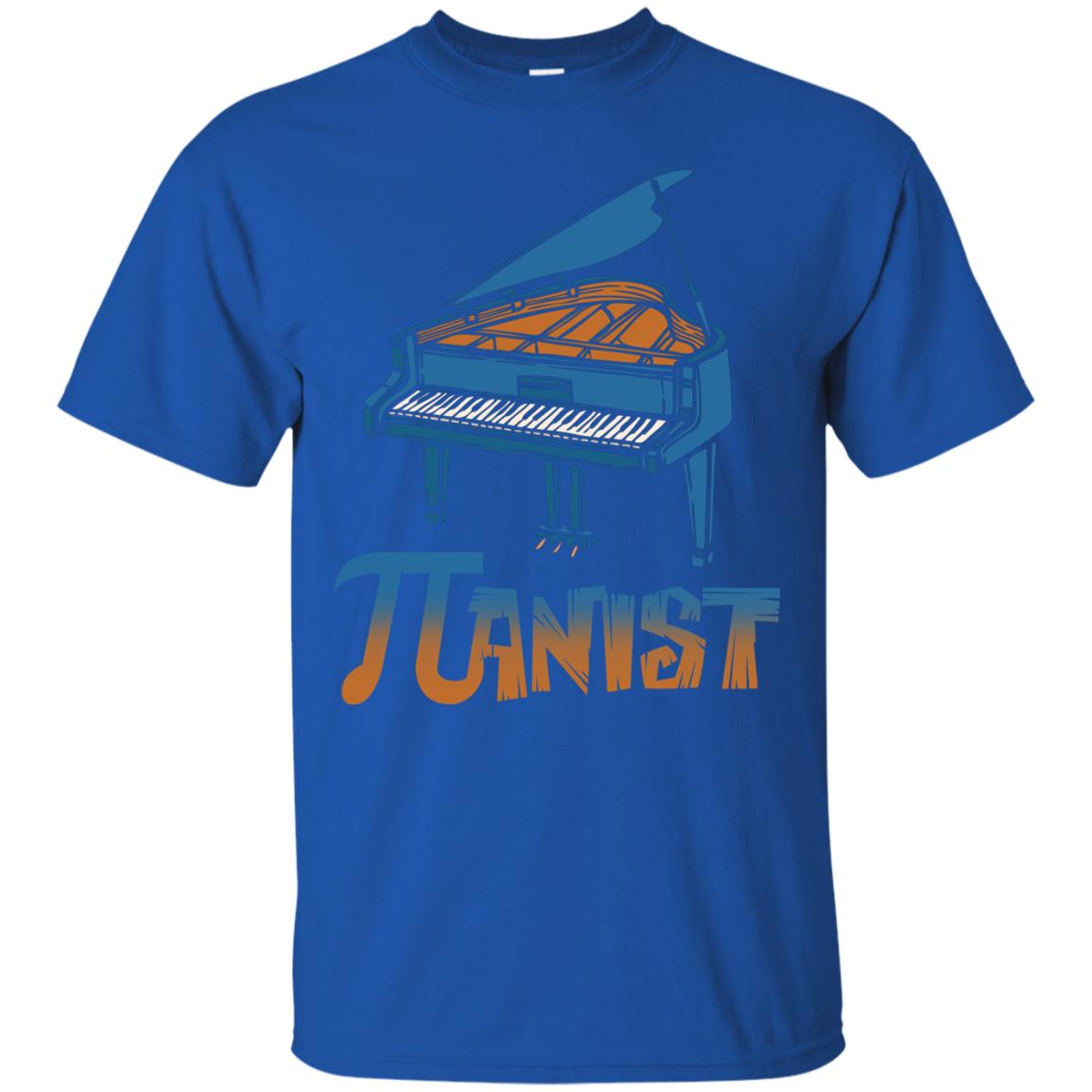 Pianist T-shirt Pi Day With Piano Royal