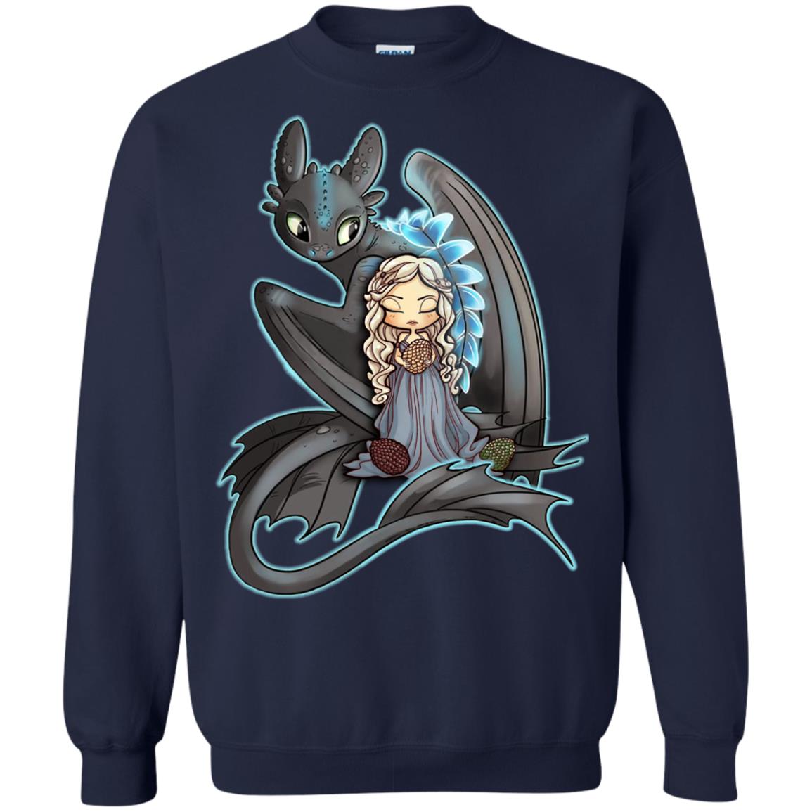 Dragon Night Fury Cartoon Shirt Navy