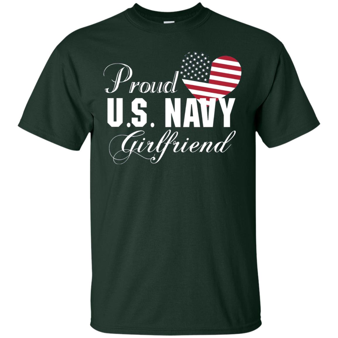 Pride U.s. Army Shirt Proud Navy Girlfriend Heart Forest
