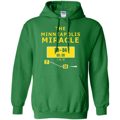 Football Lover T-shirt The Minneapolis Miracle Irish Green