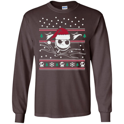 Disney Nightmare Before Christmas Holiday Christmas T-shirt Dark Chocolate