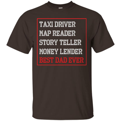 Storyteller Money Lender Best Dad Ever Shirt Dark Chocolate