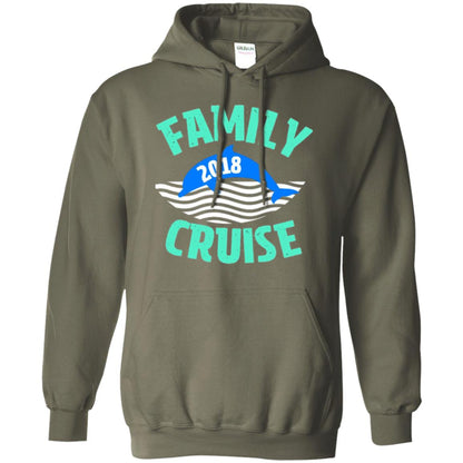 Family T-shirt Cruise Vacation 2018 Military Green