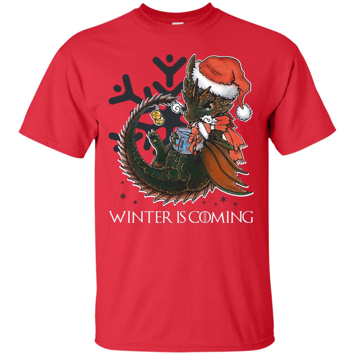 Winter Is Coming Christmas Shirt Red