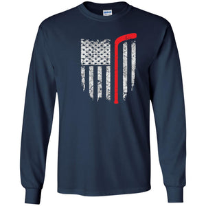 Hockey American Flag Hockey Lover T-shirt