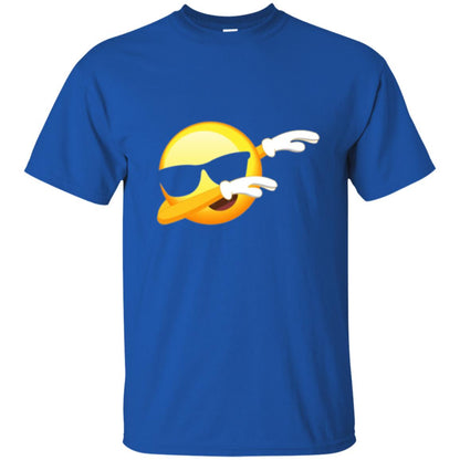 Funny Dabbing Emoji Cool Emoji Dab T-shirt Royal
